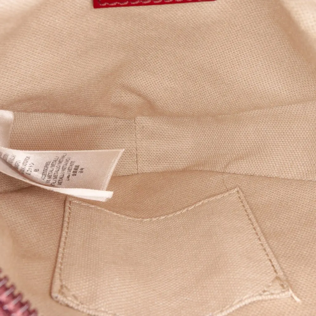 Burberry Nova Check Canvas Heart Crossbody Brown Canvas Good - Model View