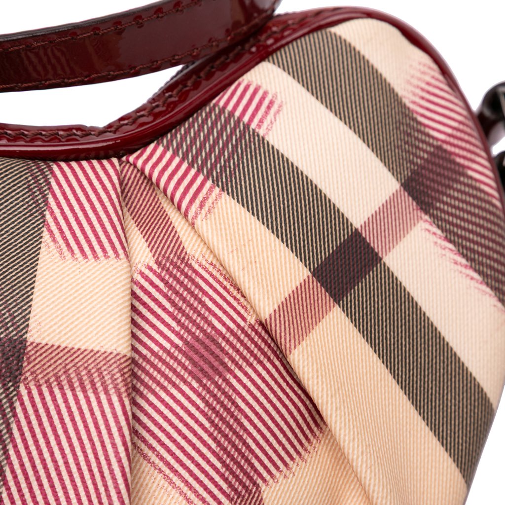 Burberry Nova Check Canvas Heart Crossbody - Detail 2