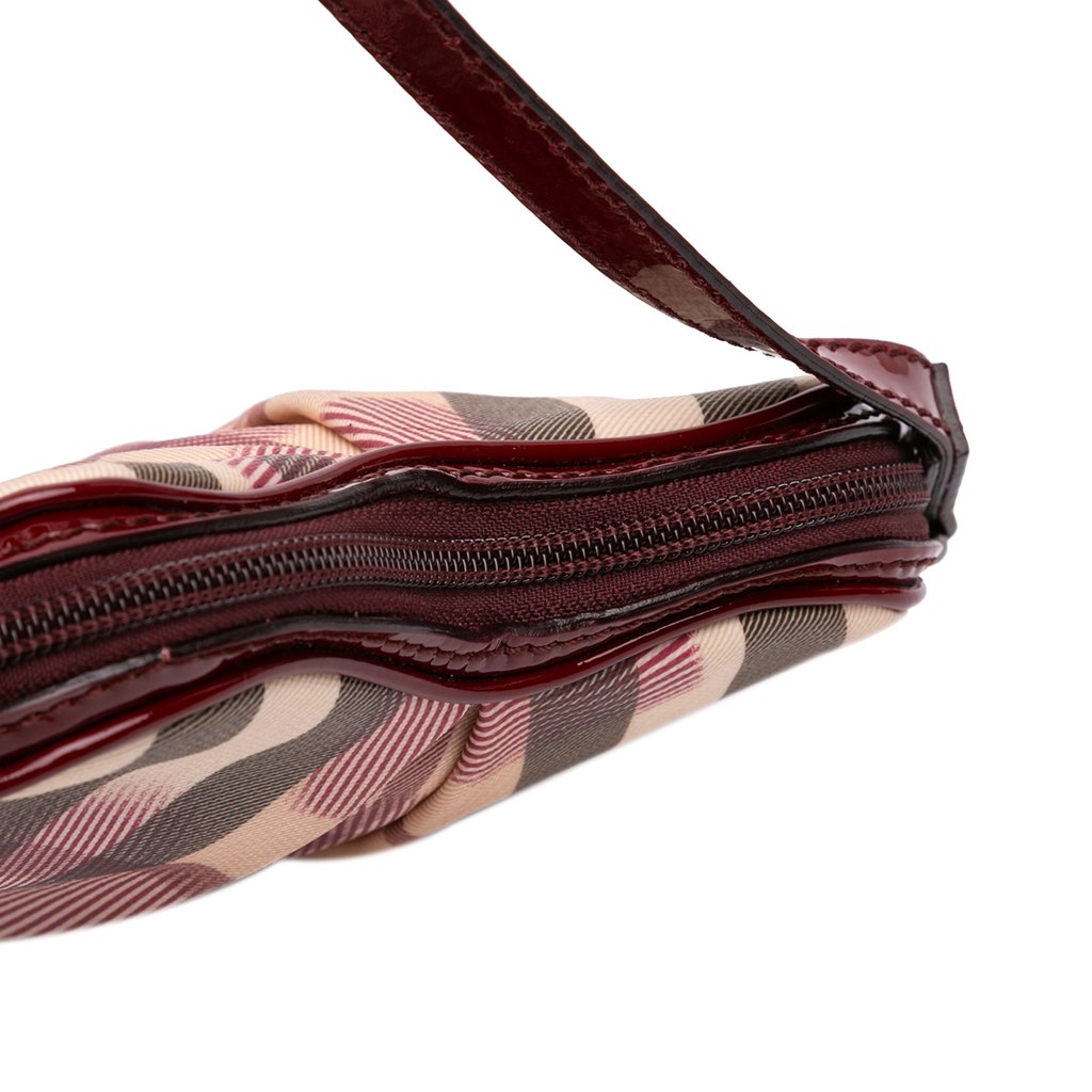 Burberry Nova Check Canvas Heart Crossbody - Image 10