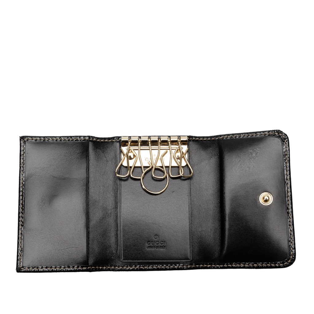 Gucci Britt Leather Key Holder - 5