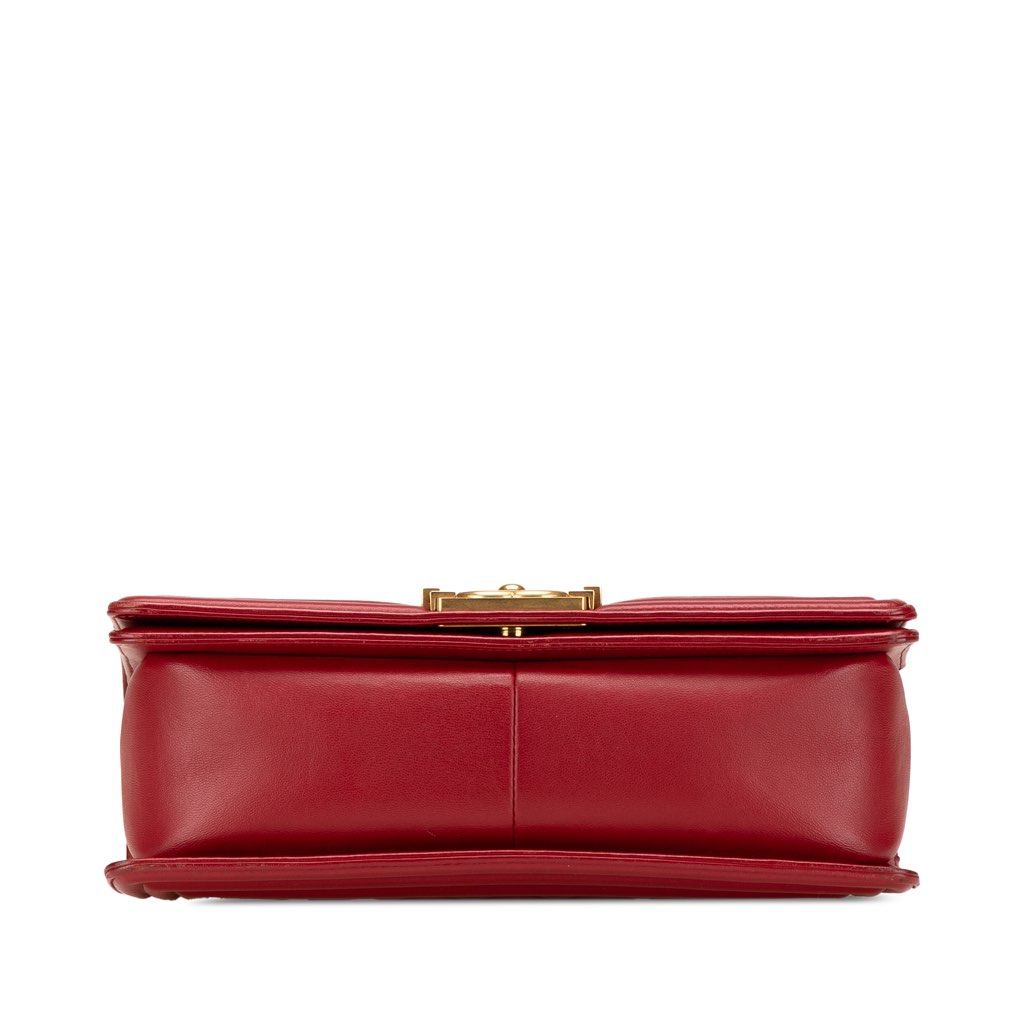 Chanel Old Medium Quilted Lambskin Boy Flap - Image 6