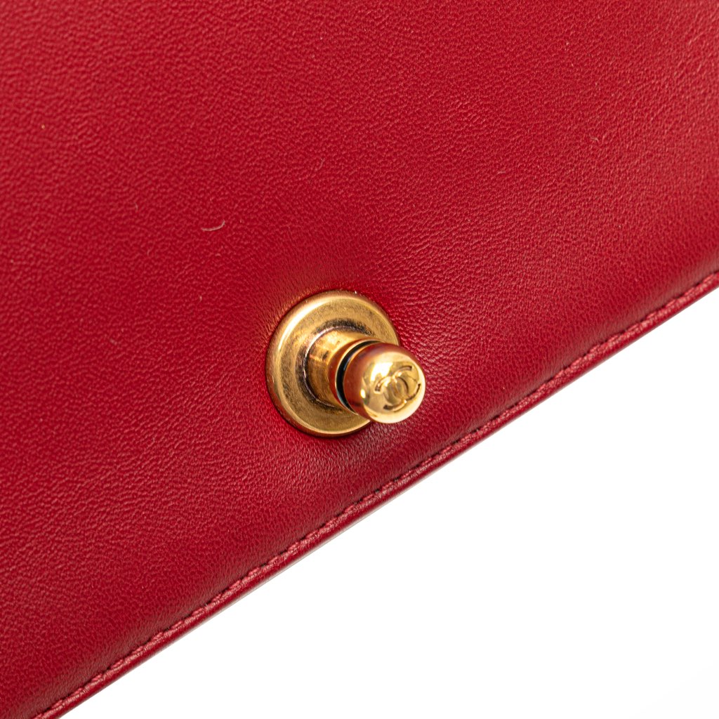 Chanel Old Medium Quilted Lambskin Boy Flap - Detail 2