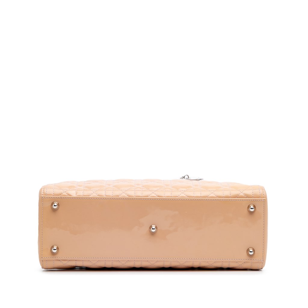 Dior Large Patent Cannage Lady Dior - 3