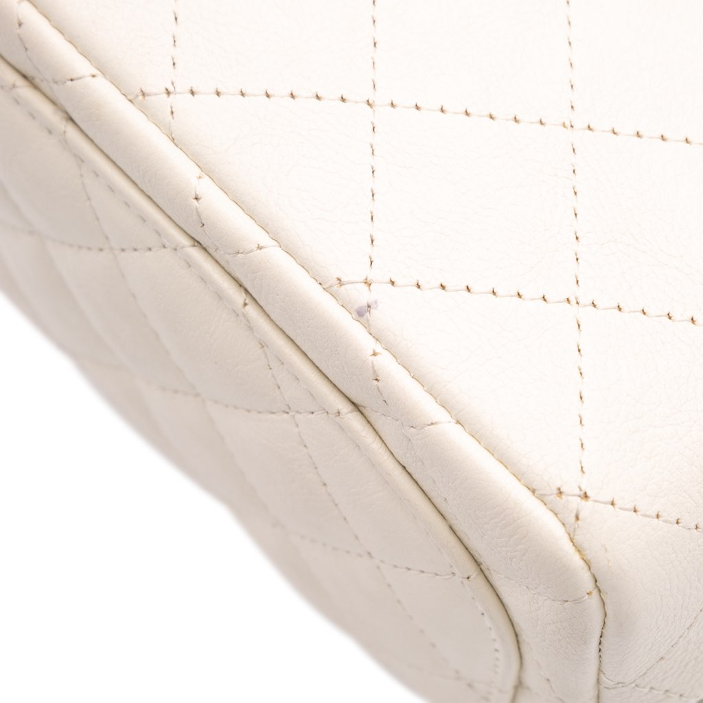 Chanel Mini Square Classic Crumpled Calfskin Single Flap - Image 12