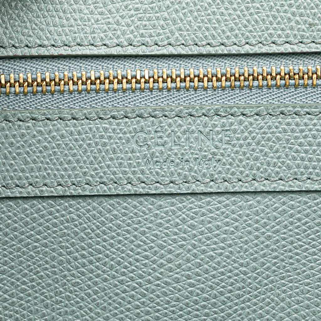 Celine Small Bicolor Leather Vertical Cabas - Side view