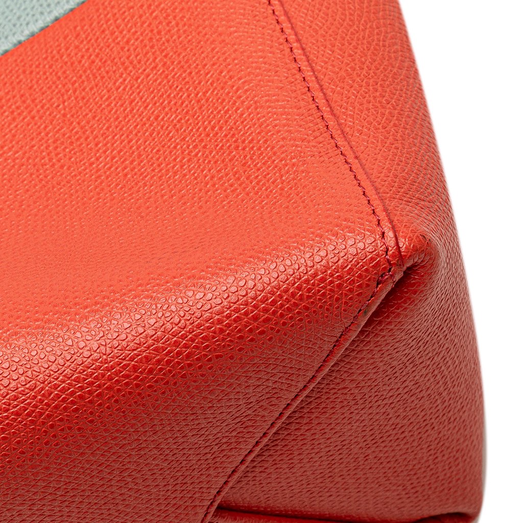 Celine Small Bicolor Leather Vertical Cabas - Image 11