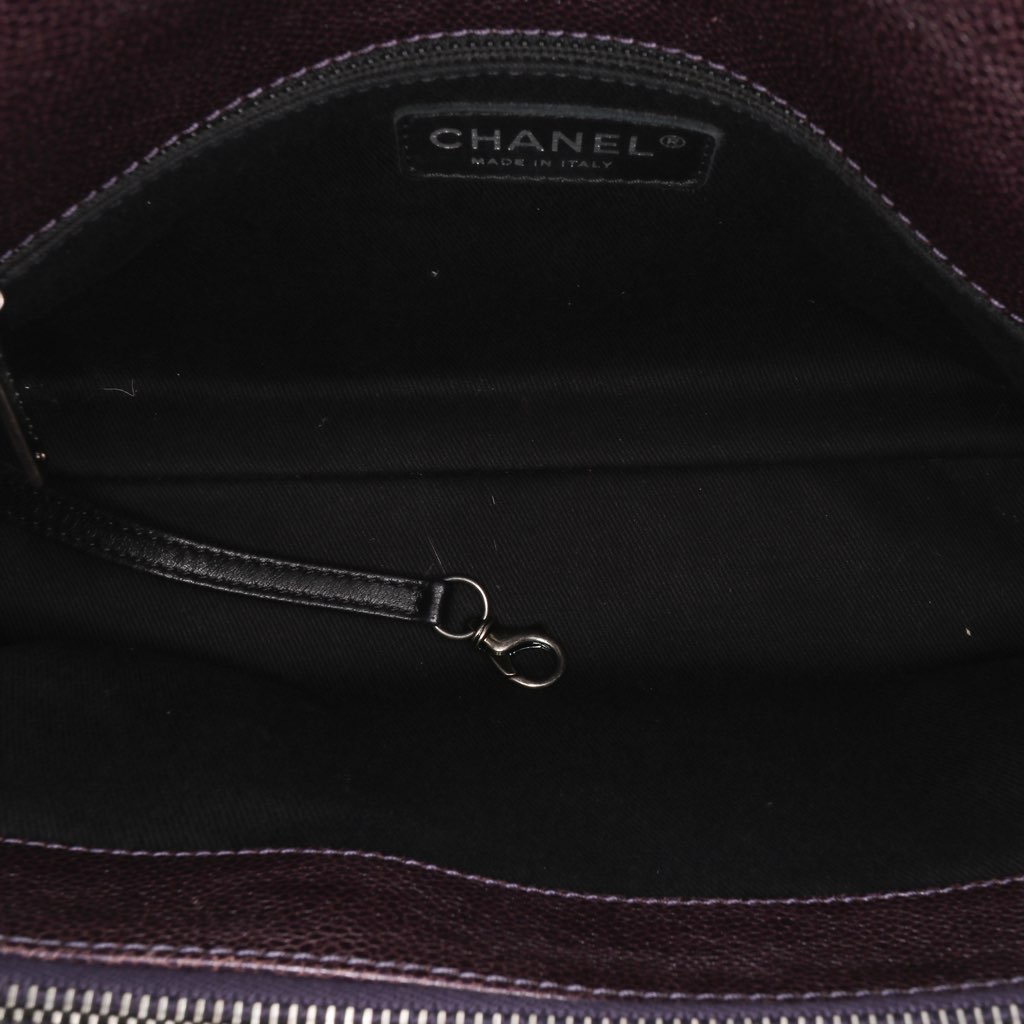 Chanel Small Quilted Iridescent Caviar Chic Shopping Tote - 5