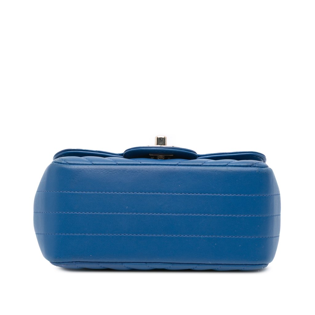 Chanel Mini Square Classic Chevron Lambskin Single Flap - 3