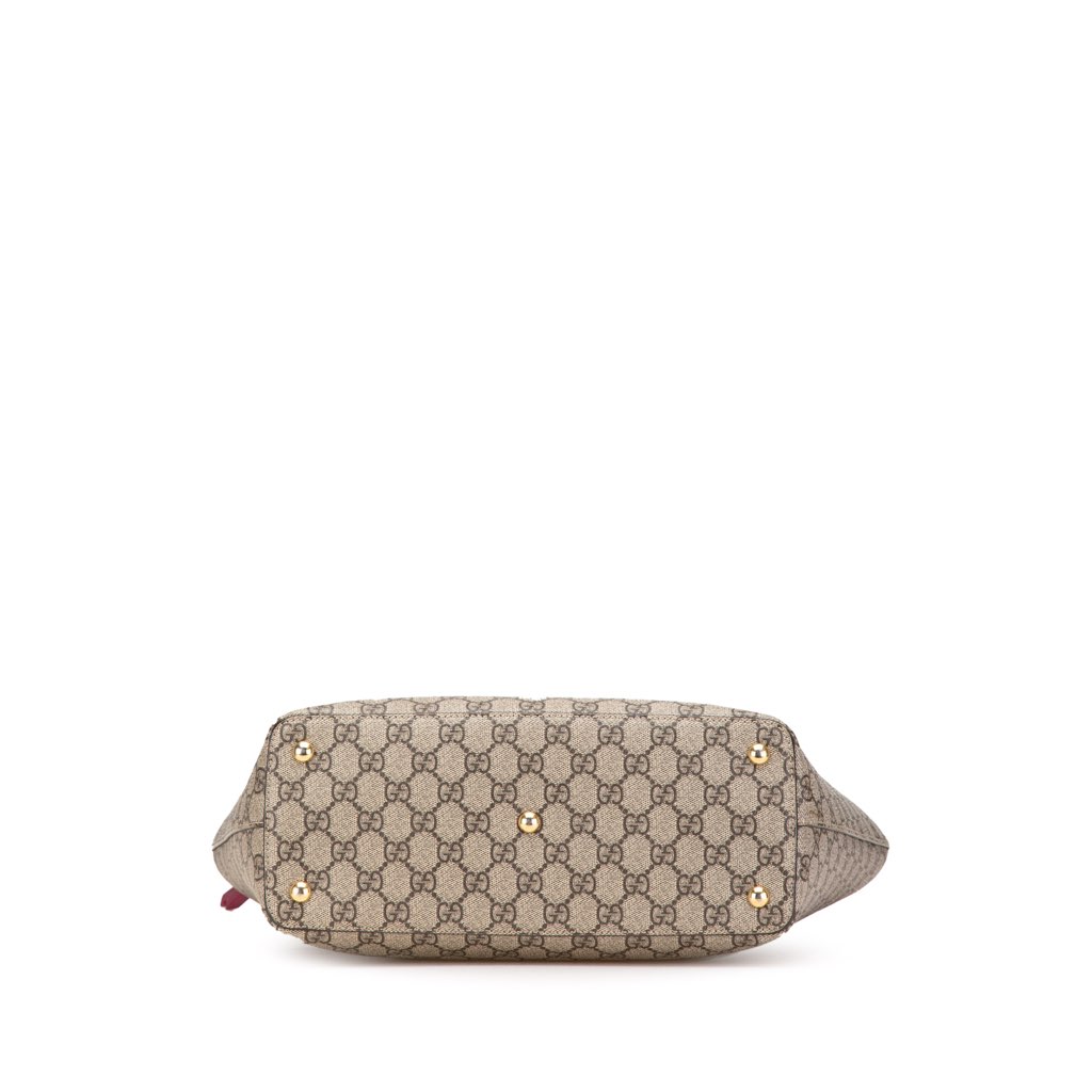 Gucci Medium GG Supreme Linea A Zip Tote - 3