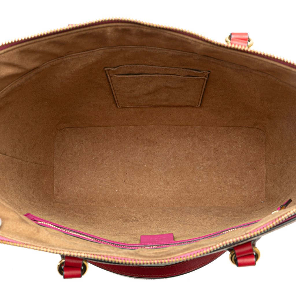 Gucci Medium GG Supreme Linea A Zip Tote - 4