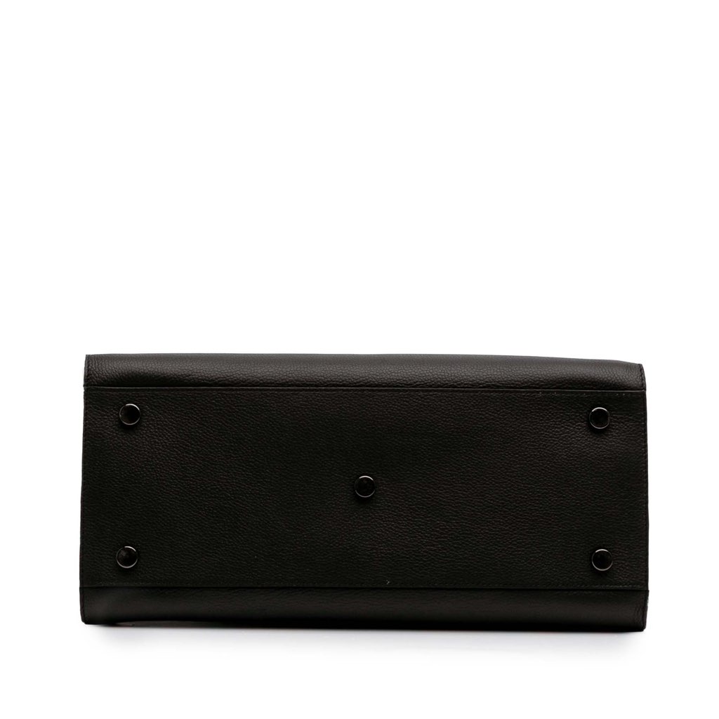 Saint Laurent Small Grained Calfskin Topstitch Sac De Jour Satchel - 3