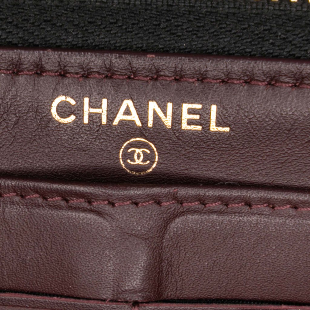 Chanel CC Quilted Caviar Zip Around Long Wallet - 5