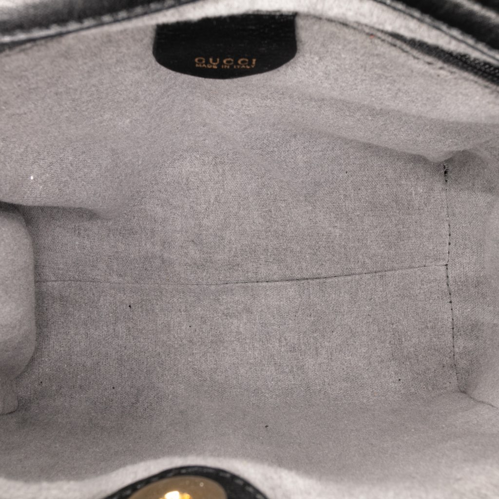 Gucci Small Leather Bamboo Satchel - 4