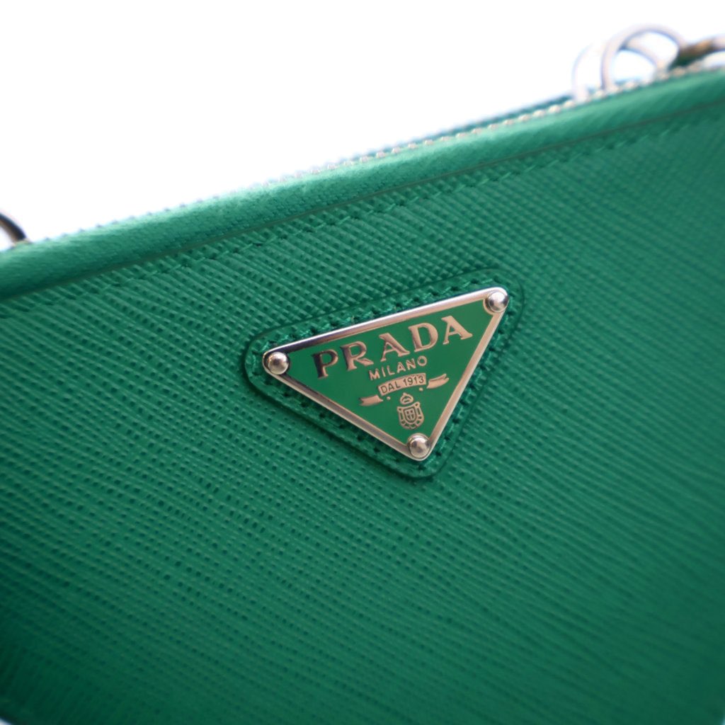 Prada Mini Saffiano Lux Double Triangle Satchel - 5