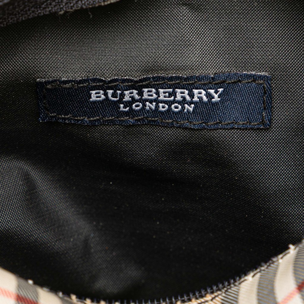 Burberry House Check Canvas Handbag - Side view
