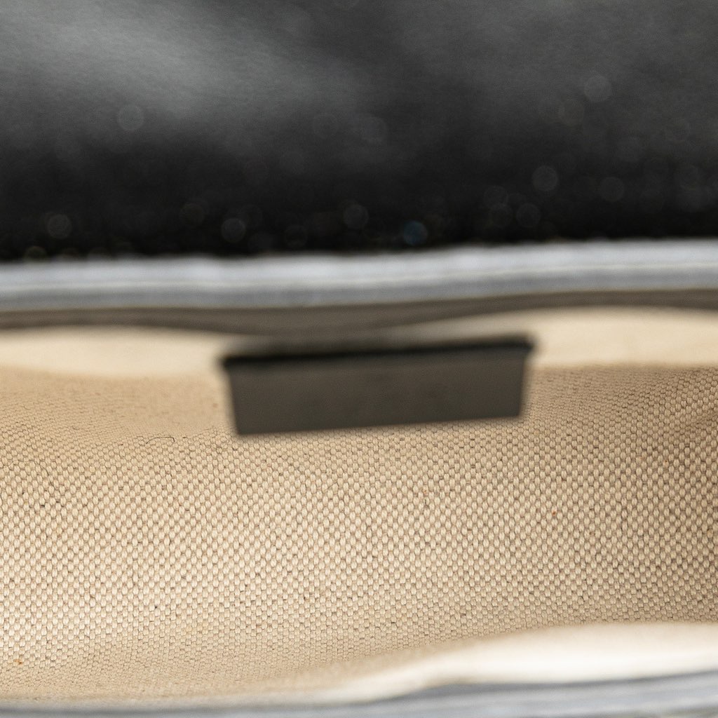 Gucci GG Embossed Perforated Double Belt Bag - 4