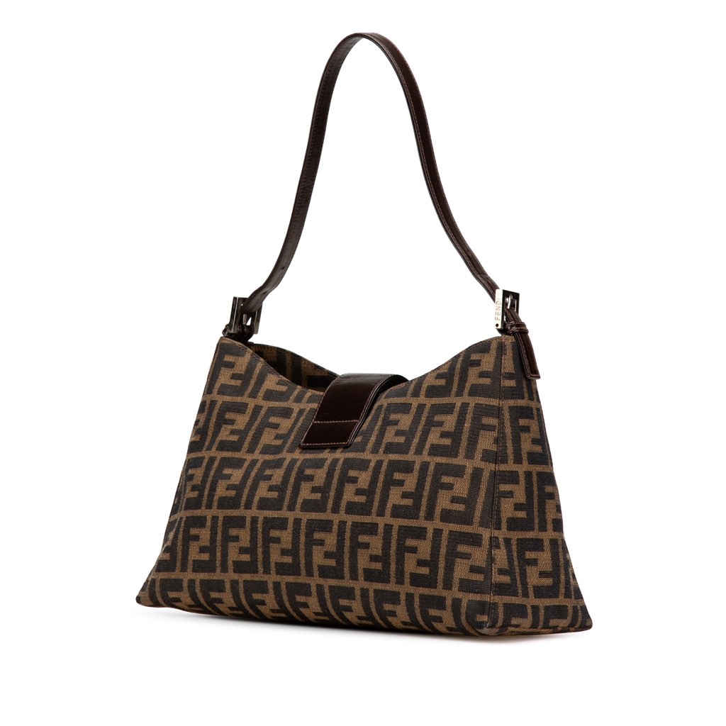 Fendi Zucca Canvas Shoulder Bag - 2