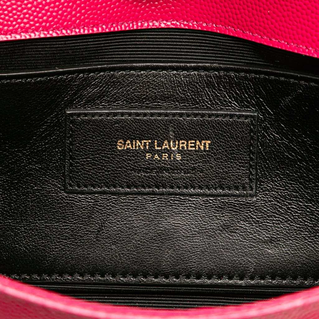 Saint Laurent Small Grain De Poudre Monogram Kate Crossbody - Side view