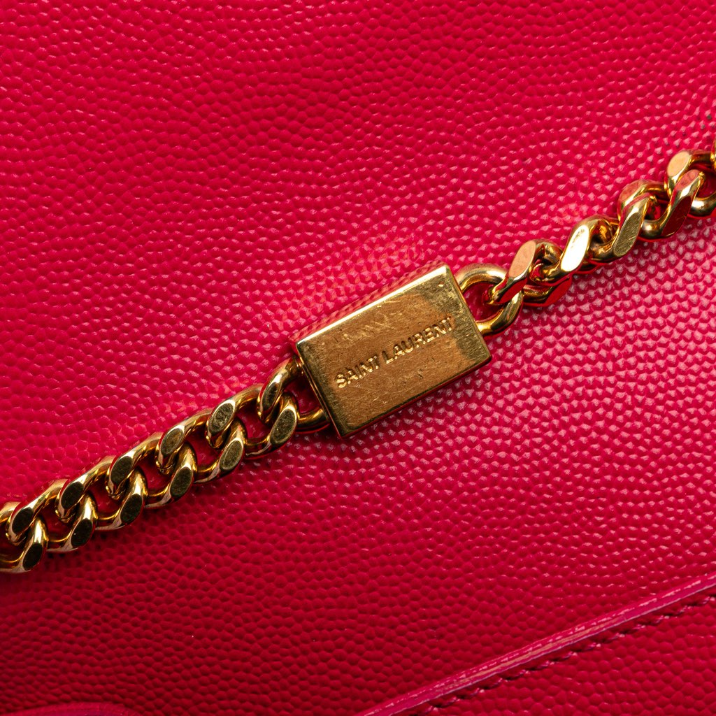 Saint Laurent Small Grain De Poudre Monogram Kate Crossbody - Image 11