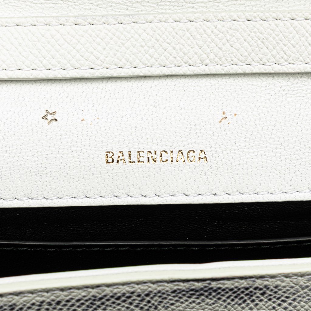 Balenciaga XS Grained Calfskin Logo Ville Day Crossbody - Side view