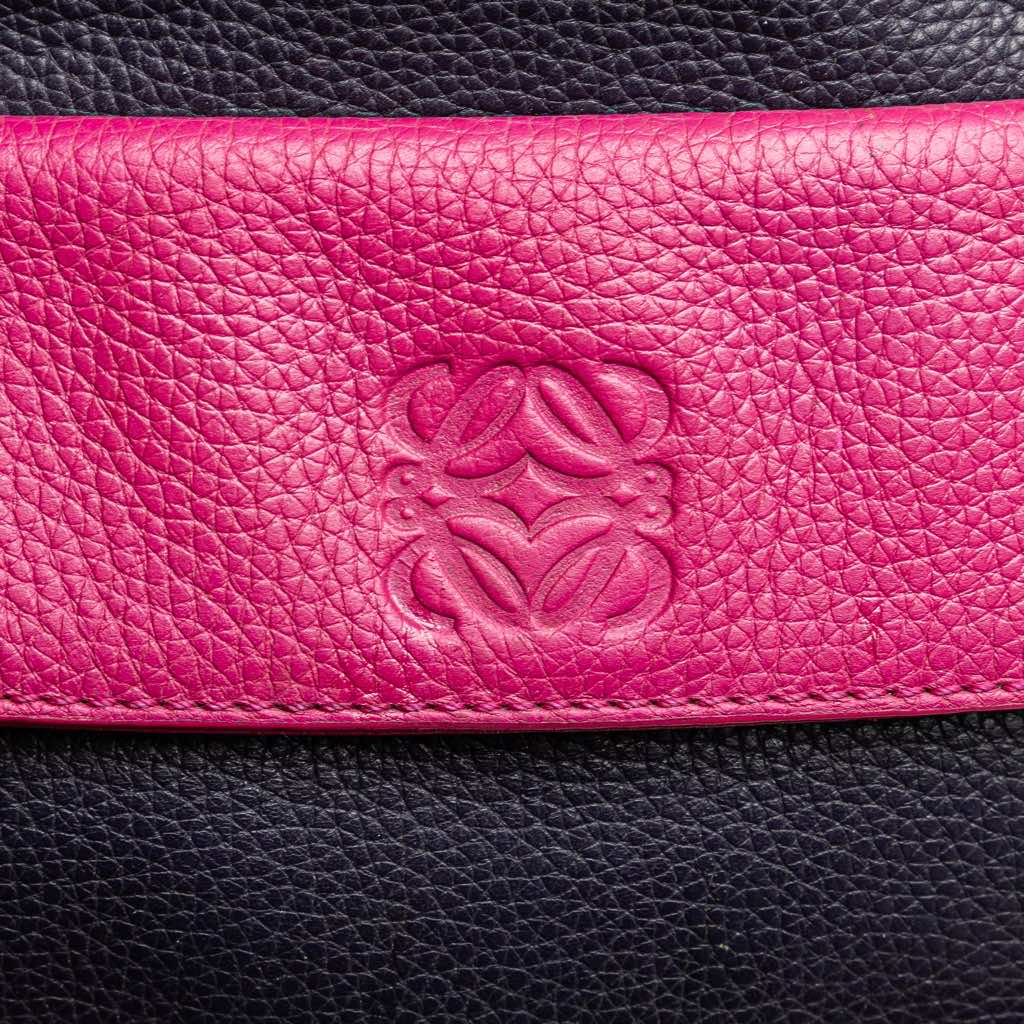 Loewe Grained Bicolor Calfskin Cruz Satchel - Detail 1