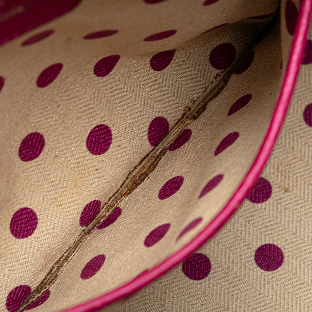 Loewe Grained Bicolor Calfskin Cruz Satchel - Image 10