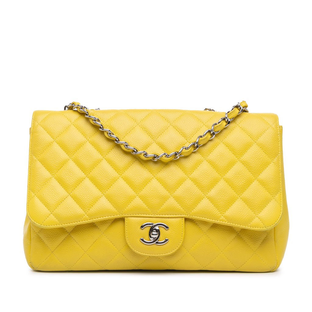 Chanel Jumbo Classic Caviar Single Flap
