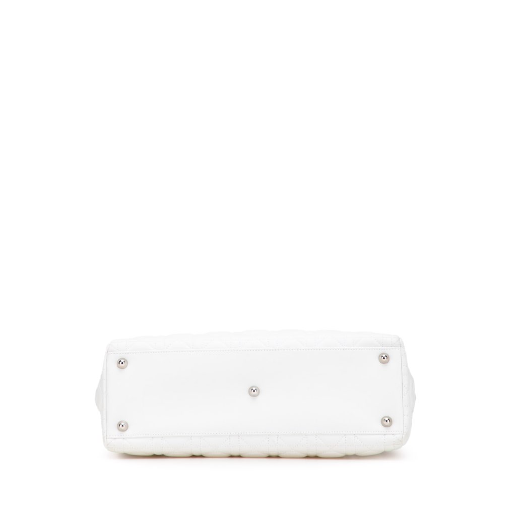 Dior Large Lambskin Cannage Lady Dior - Image 6