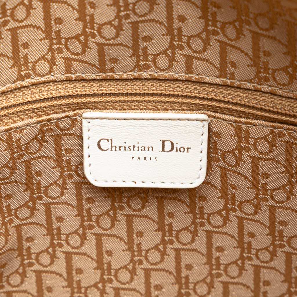 Dior Large Lambskin Cannage Lady Dior - Side view