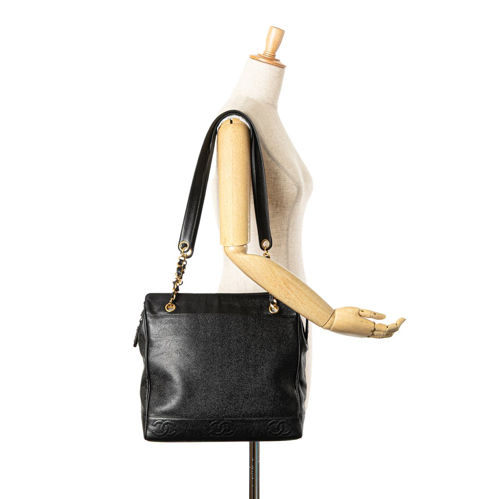 Chanel Triple CC Caviar Tote - Image 13