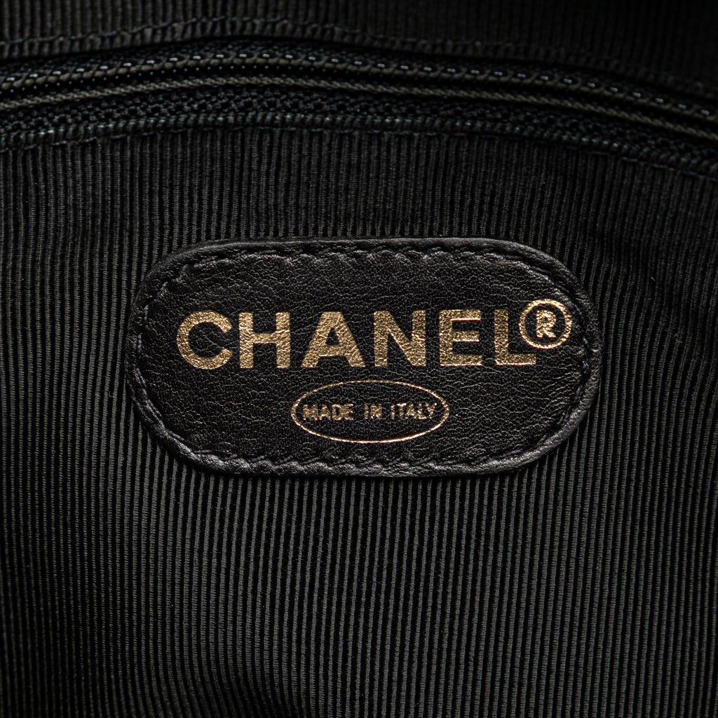 Chanel Triple CC Caviar Tote - Side view