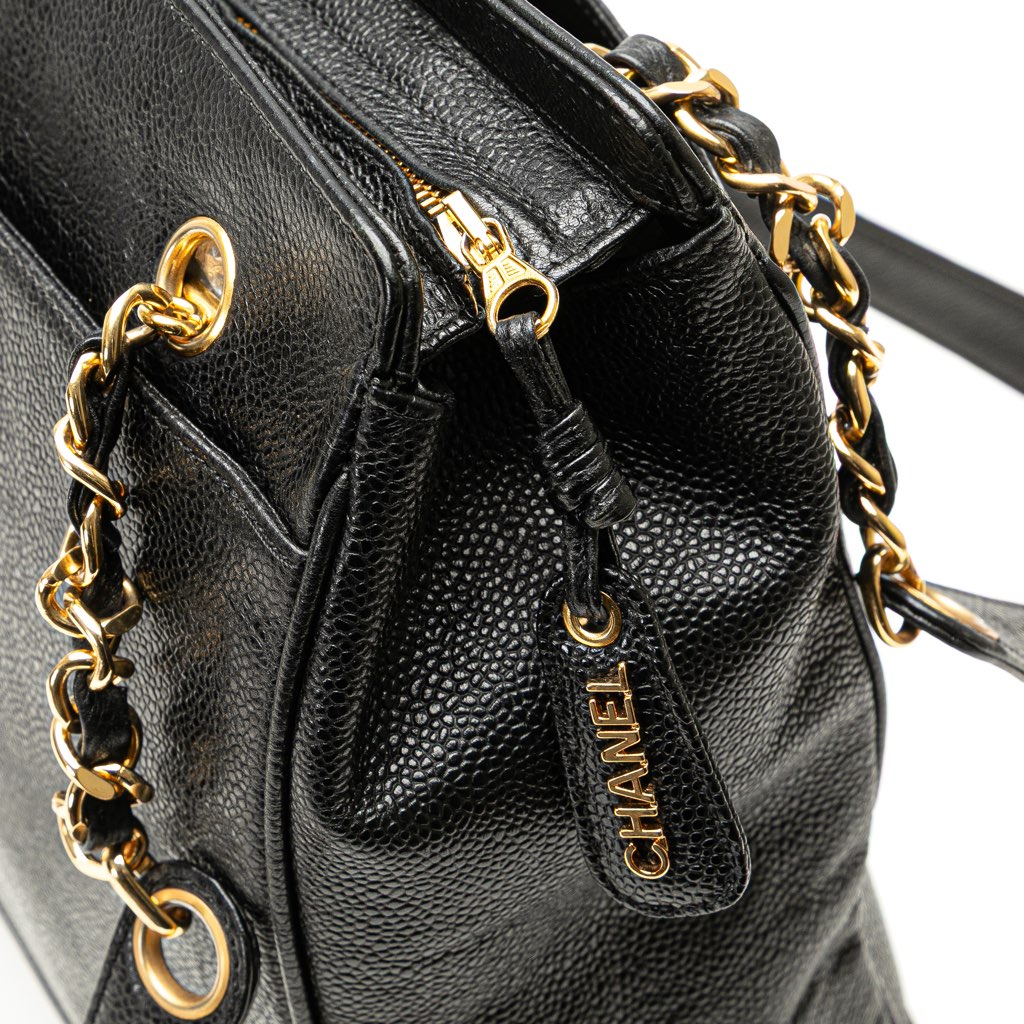 Chanel Triple CC Caviar Tote - Image 10