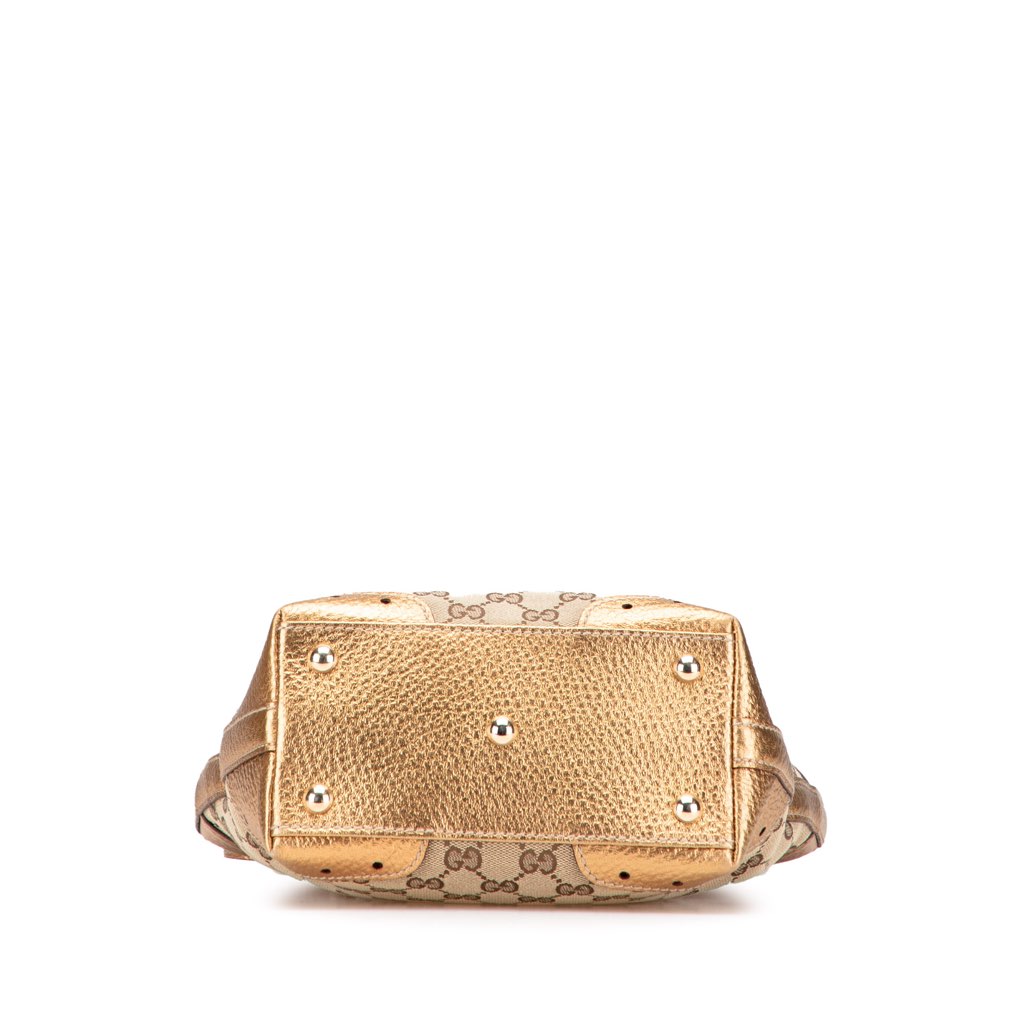 Gucci Small GG Canvas Punch Tote - 3