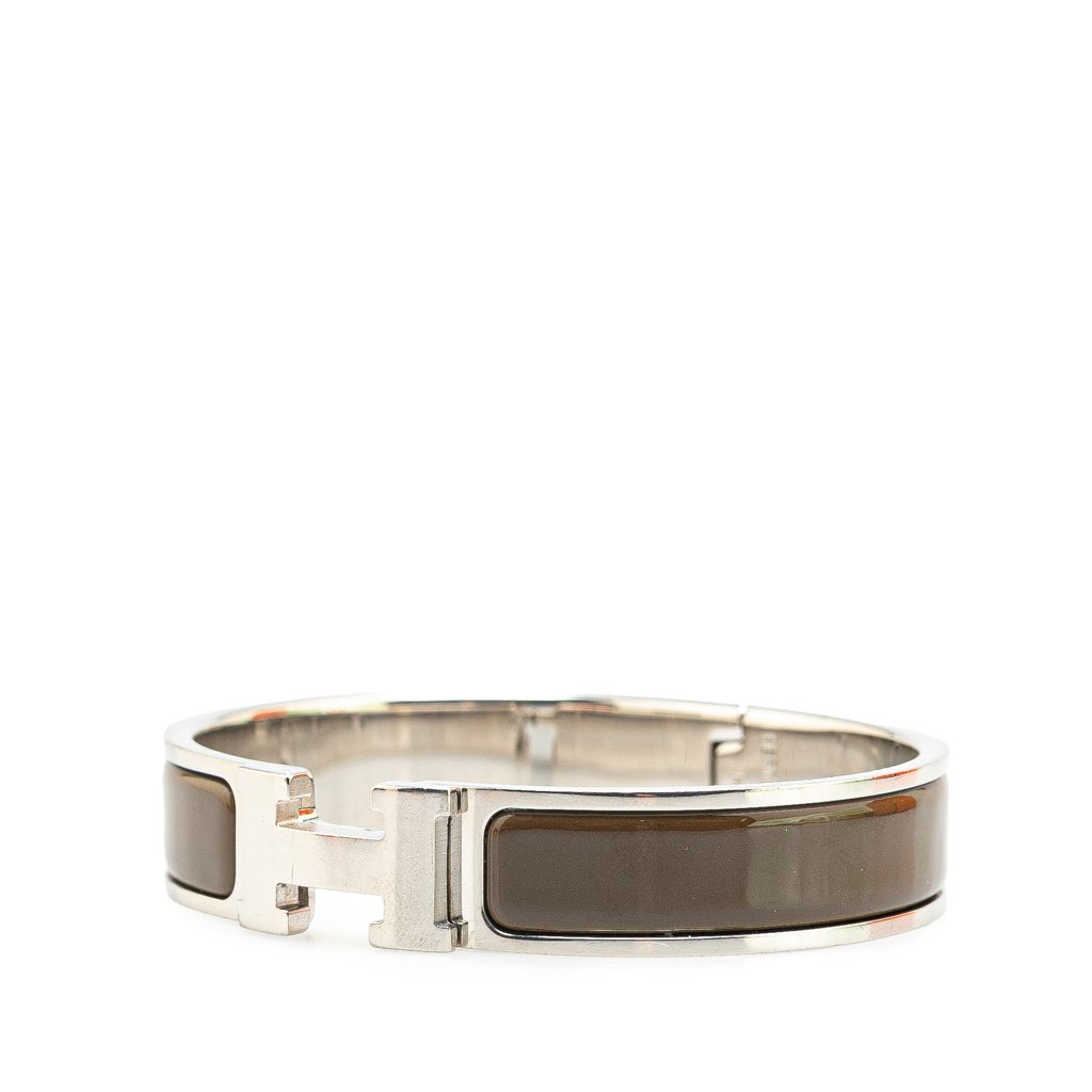 Hermès Narrow Enamel Clic H Bracelet PM - 2