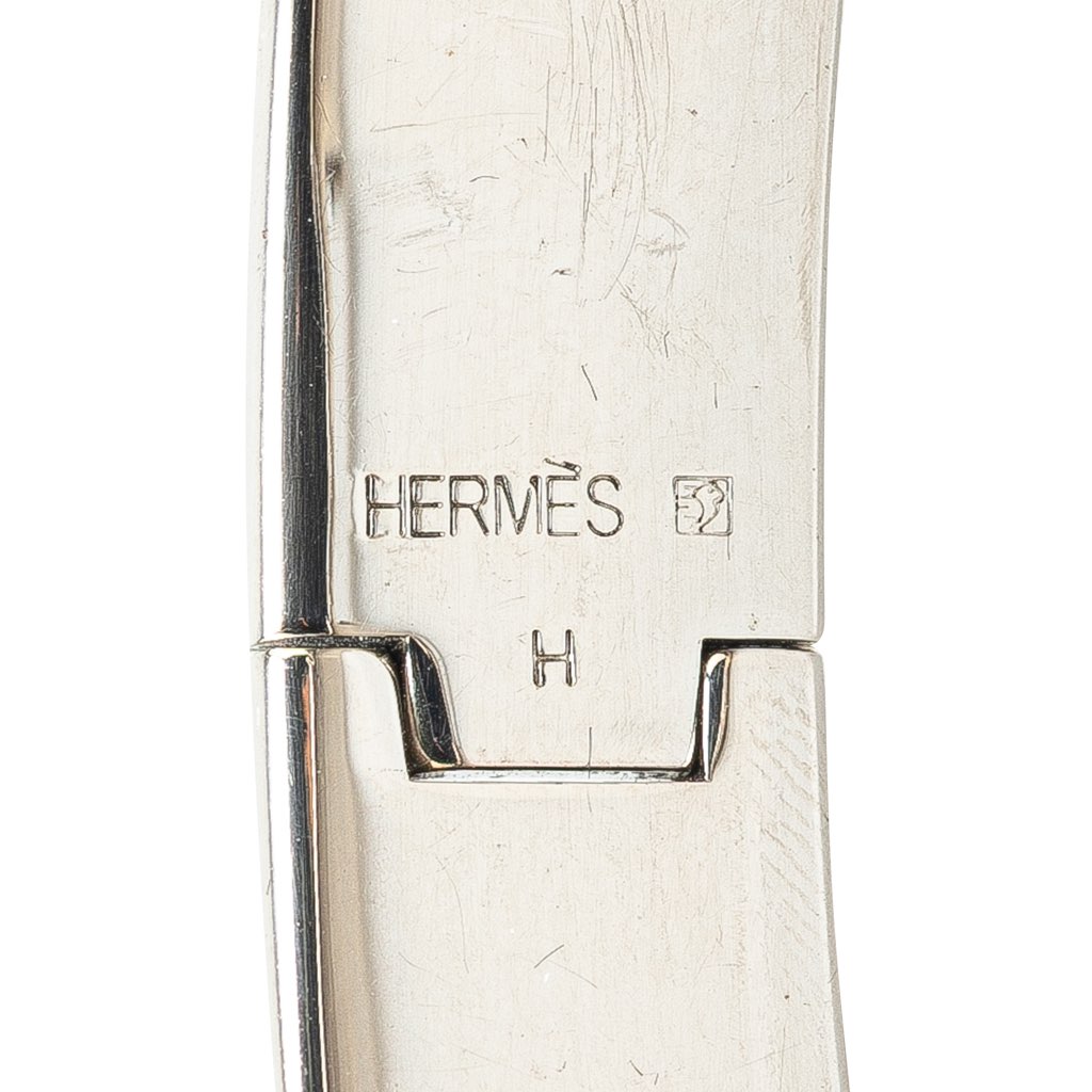 Hermès Narrow Enamel Clic H Bracelet PM - 4