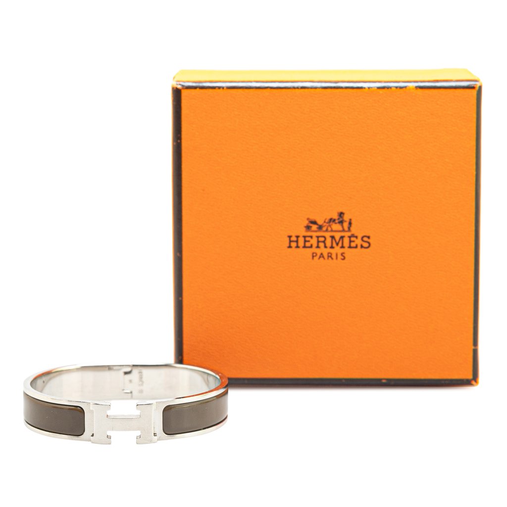 Hermès Narrow Enamel Clic H Bracelet PM - 5