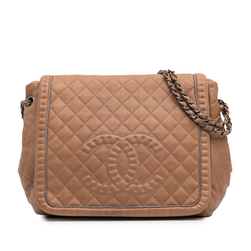 Chanel Large Quilted Calfskin Istanbul Accordion Flap