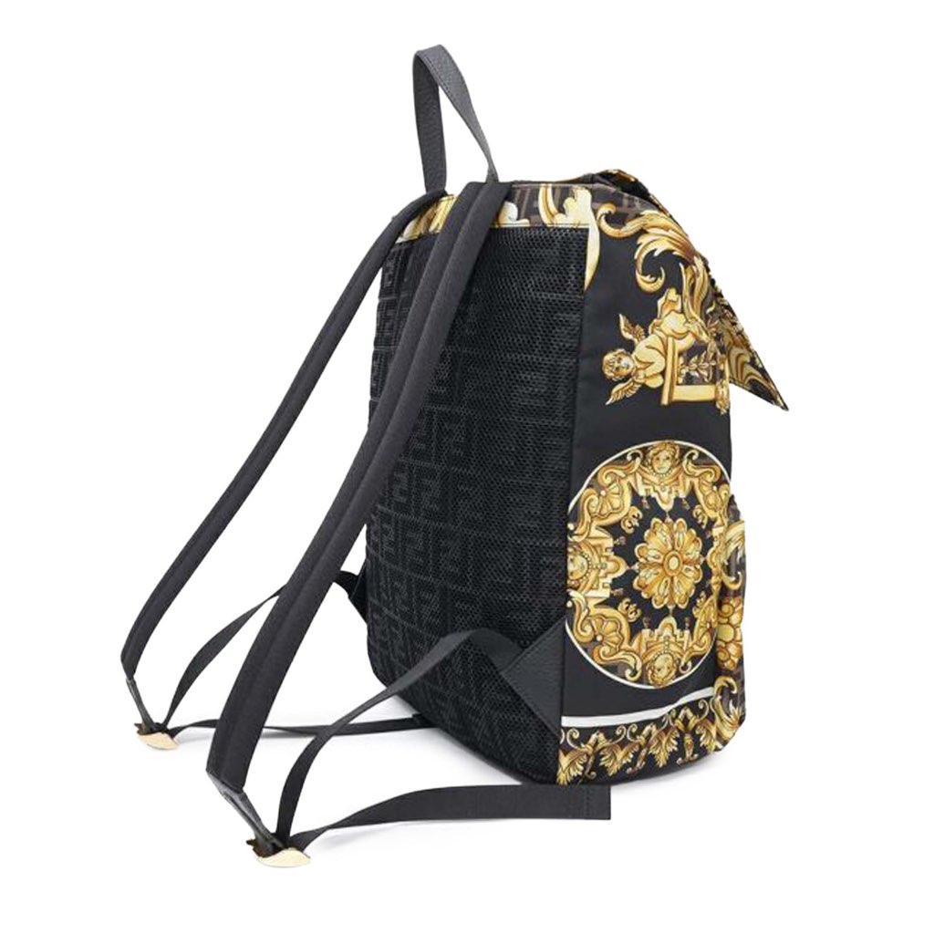 Fendi Versace Fendace Zucca Nylon Backpack - 2