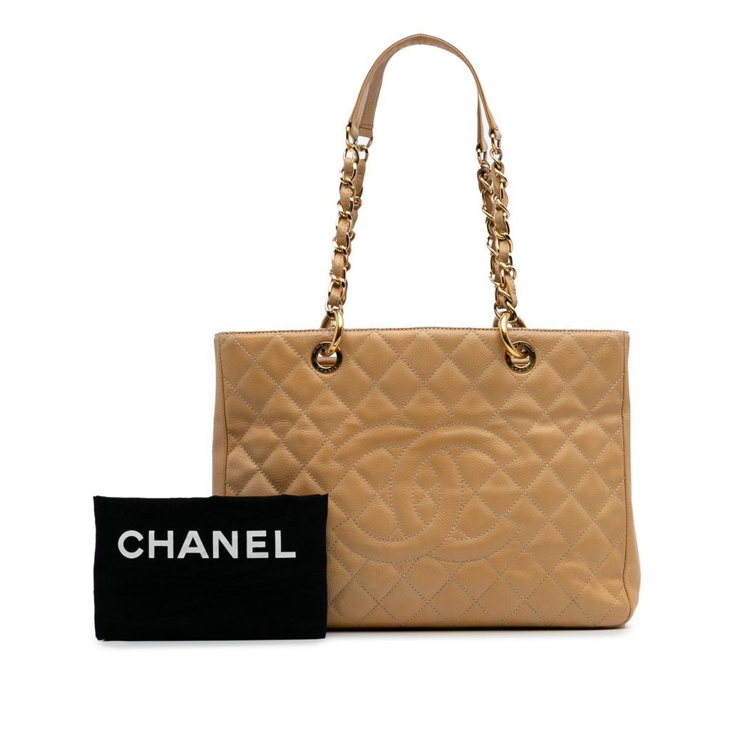 Chanel Caviar Grand Shopping Tote - Image 13