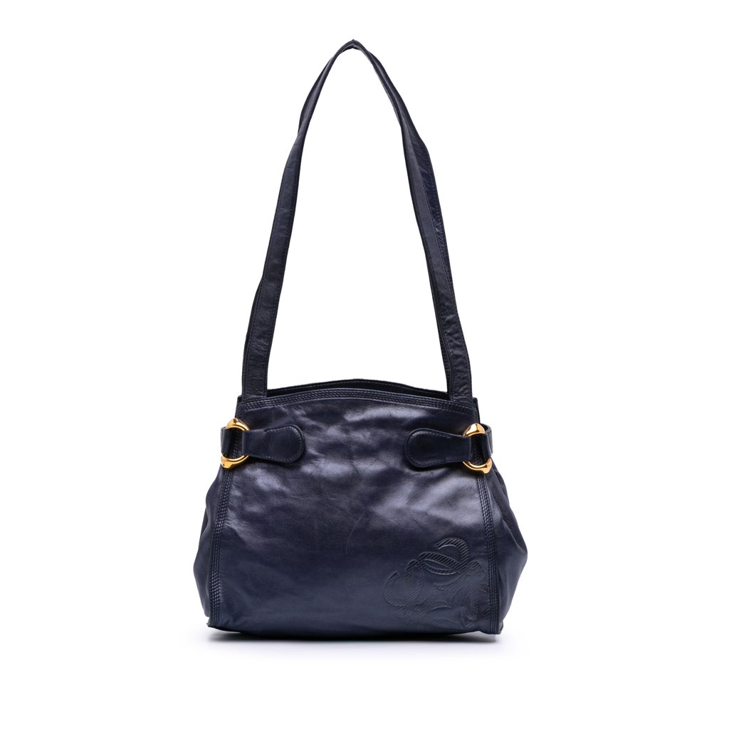Loewe Anagram Leather Shoulder Bag