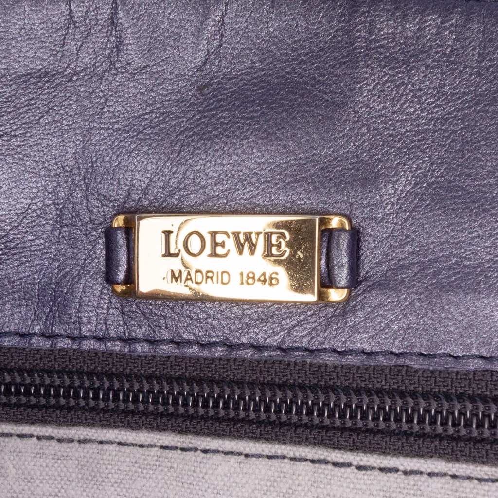 Loewe Anagram Leather Shoulder Bag - Side view