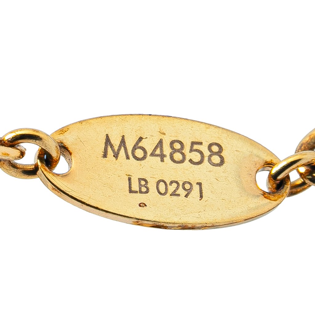 Louis Vuitton Gold Plated Monogram Blooming Supple Bracelet - 5