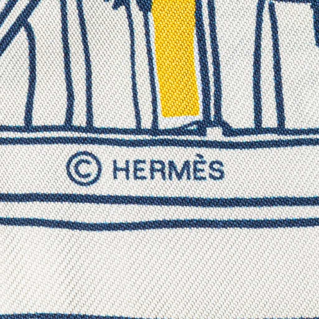 Hermès Rayures d'Ete Twilly Silk Scarf - 4