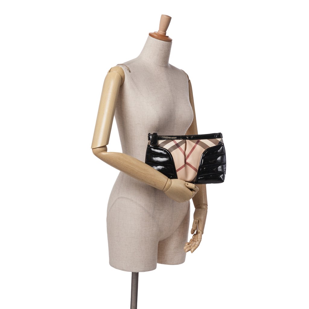 Burberry Supernova Check Coated Canvas Clutch - Image 12