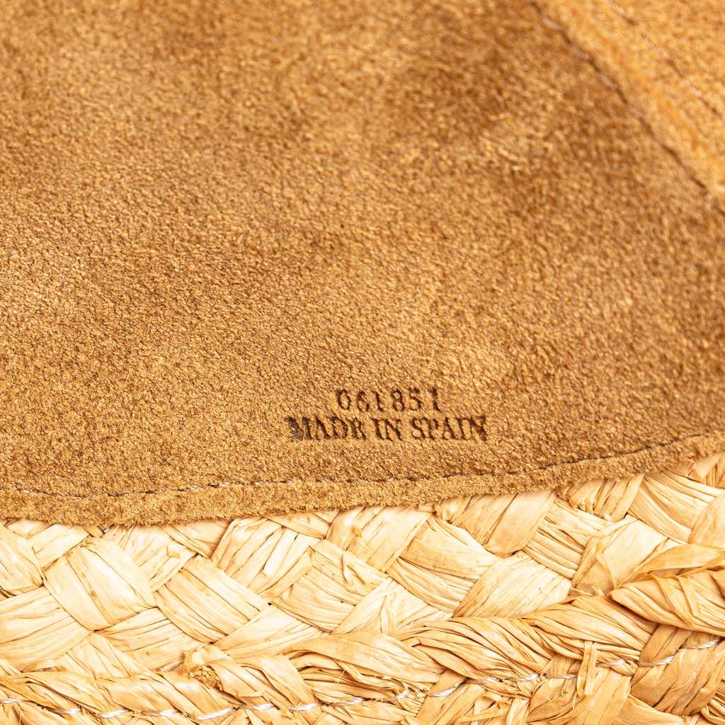 Loewe Small Raffia Gate Crossbody - Side view