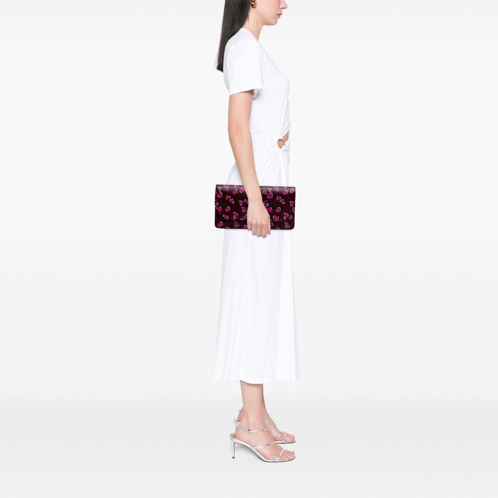 Gucci Leather Heartbeat Clutch - Image 14