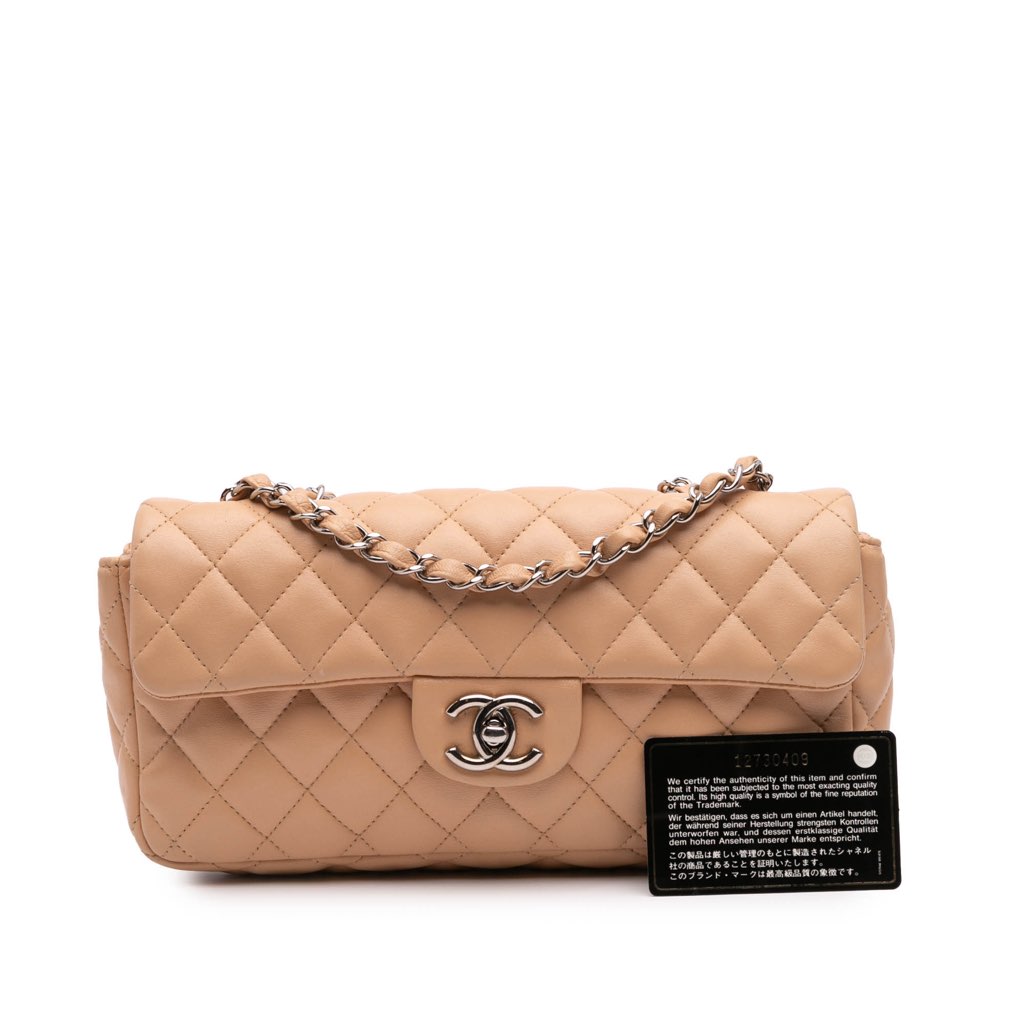 Chanel Classic Lambskin East West Single Flap - Image 12