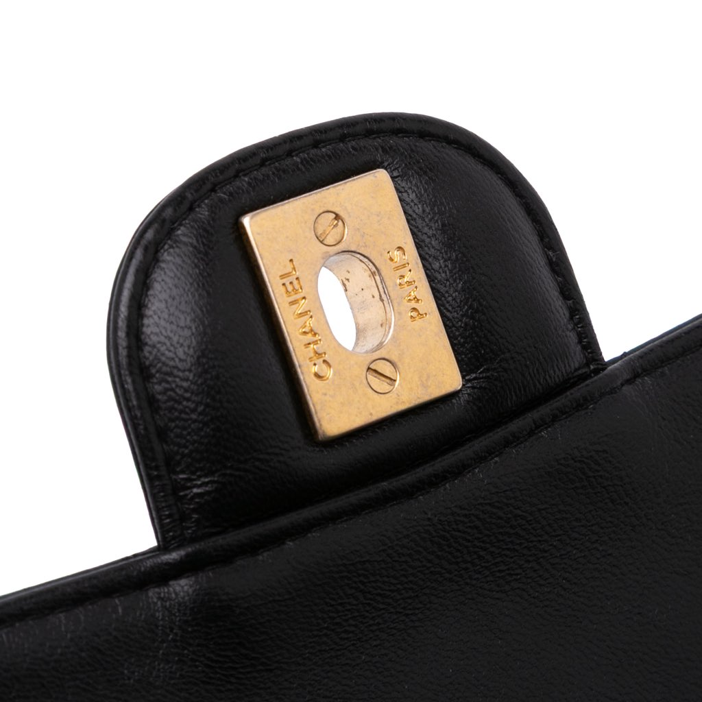 Chanel Mini Square Classic Chevron Lambskin Single Flap - Detail 2