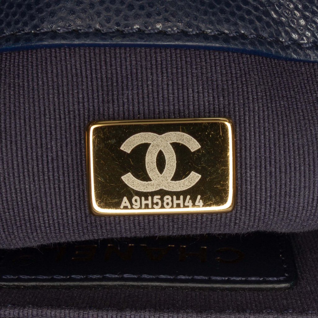 Chanel Mini Caviar Twist Your Buttons Flap - Side view