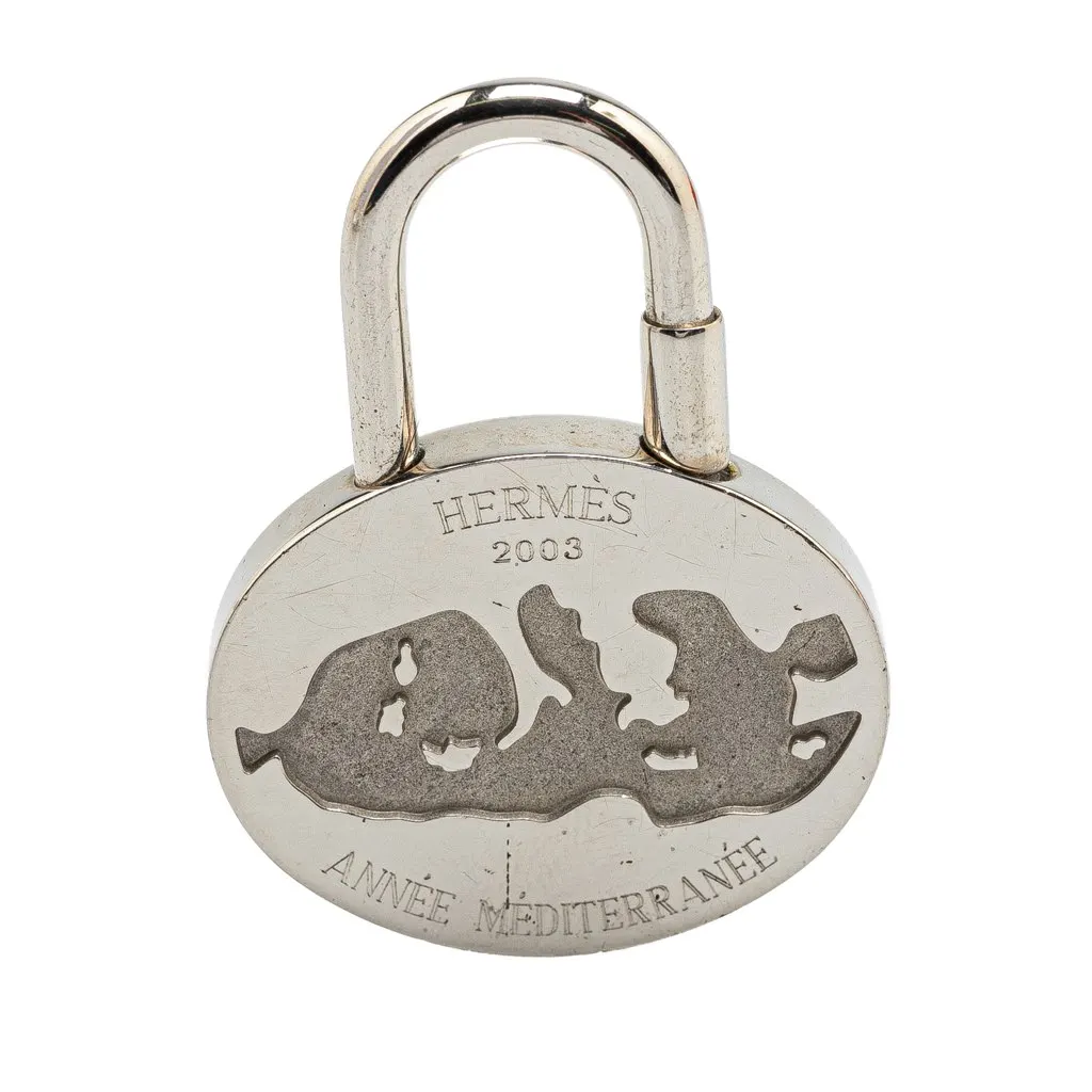 Hermès Palladium Annee Mediterranee Cadena Silver Metal Good - Inside View